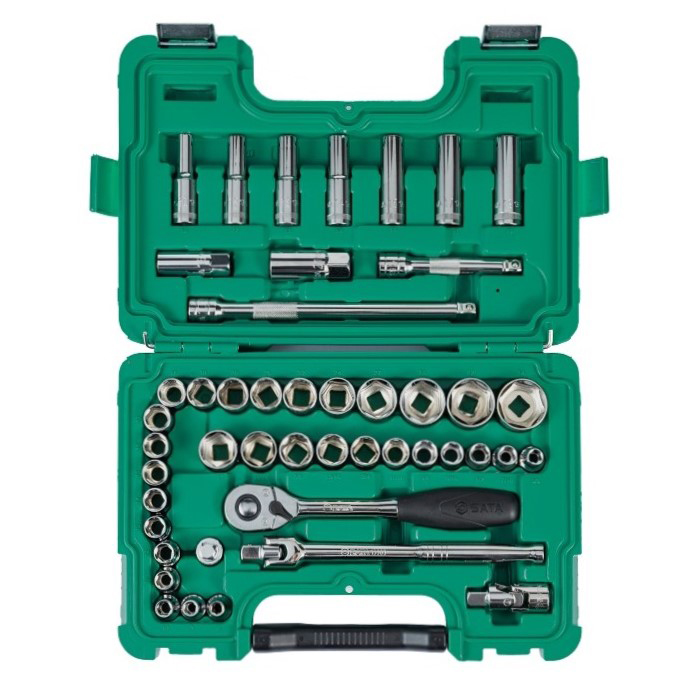 1/2" Bộ khẩu 46 chi tiết Sata 09006