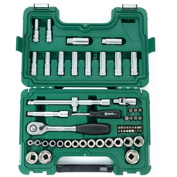 1/2" Bộ khẩu 58 chi tiết hệ mét Sata 09007 6 1/2" Bộ khẩu 58 chi tiết hệ mét Sata 09007 - Ảnh 6