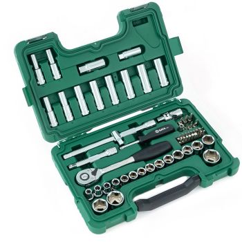 1/2" Bộ khẩu 58 chi tiết hệ mét Sata 09007 5 1/2" Bộ khẩu 58 chi tiết hệ mét Sata 09007 - Ảnh 5