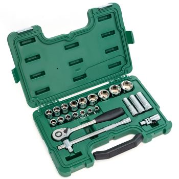 1/2" Bộ tuýp 20 chi tiết Sata 09005 4 1/2" Bộ tuýp 20 chi tiết Sata 09005 - Ảnh 4