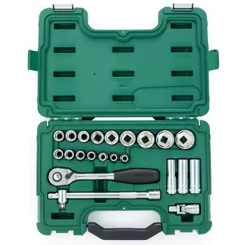 1/2" Bộ tuýp 20 chi tiết Sata 09005 5 1/2" Bộ tuýp 20 chi tiết Sata 09005 - Ảnh 5