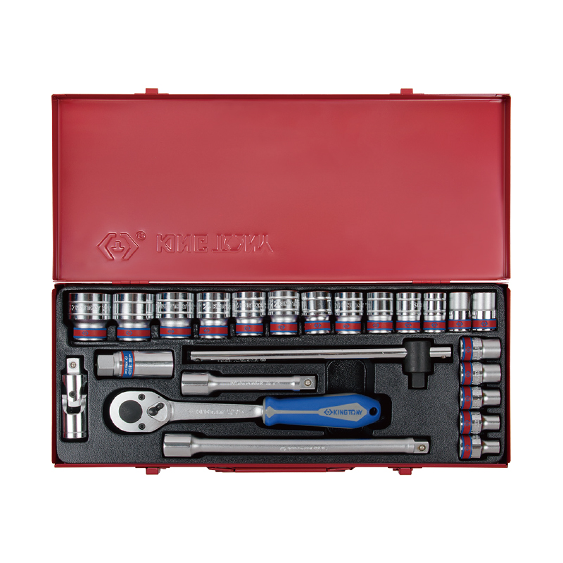 1/2'' Bộ tuýp 24 chi tiết Kingtony 4028MR (hệ mét)