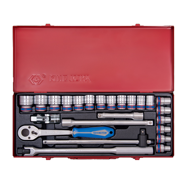 1/2" bộ tuýp 24 món hệ mét Kingtony 4026MR03