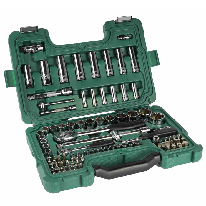 1/4" và 1/2" Bộ tuýp 86 chi tiết Sata 09013 3 1/4" và 1/2" Bộ tuýp 86 chi tiết Sata 09013 - Ảnh 3