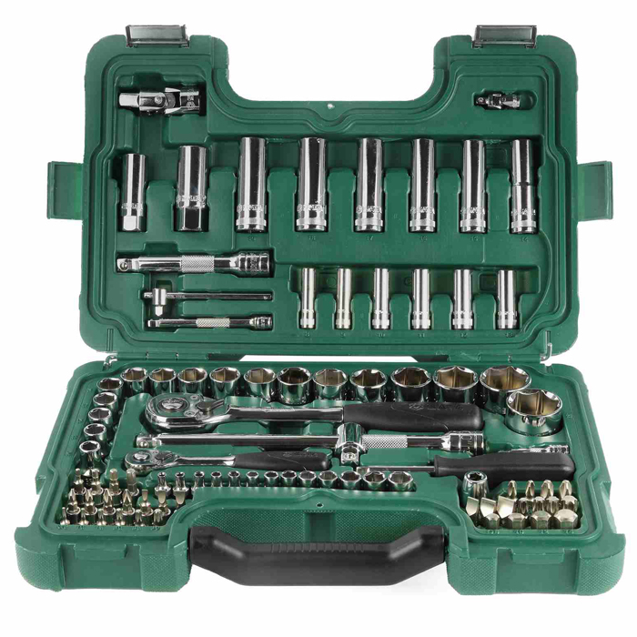 1/4" và 1/2" Bộ tuýp 86 chi tiết Sata 09013 4 1/4" và 1/2" Bộ tuýp 86 chi tiết Sata 09013 - Ảnh 4