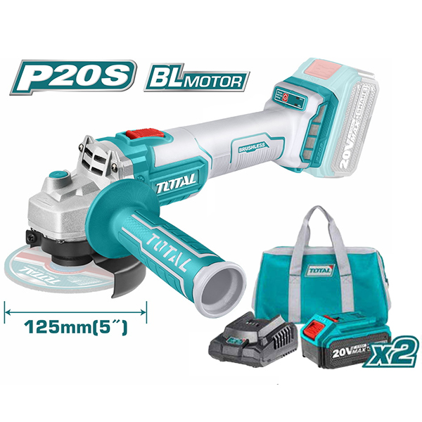 125mm Máy mài góc dùng pin Lithium 20V Total TAGLI2012582 2 125mm may mai goc dung pin lithium 20v total tagli2012582 1683521158
