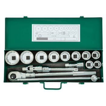 Bộ đầu tuýp 3/4" 15 chi tiết Sata 09015 5 Bộ đầu tuýp 3/4" 15 chi tiết Sata 09015 - Ảnh 5