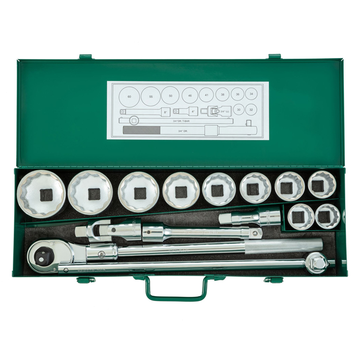 Bộ đầu tuýp 3/4" 15 chi tiết Sata 09015 16 3 4 bo dau tuyp 15 chi tiet sata 09015 1720666722