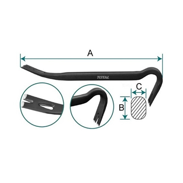 48" Xà beng Total THT431482 2 48 xa beng total tht431482 1664953297