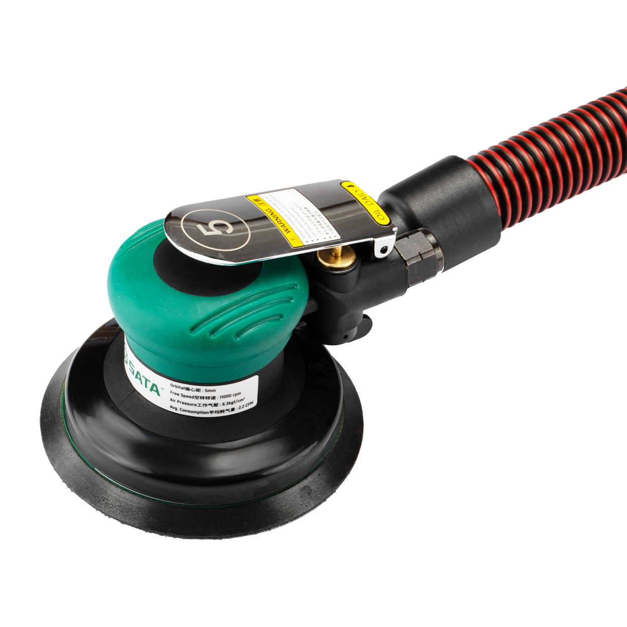 5" Máy chà nhám khí nén Sata 02668 (Quỹ đạo 5mm)