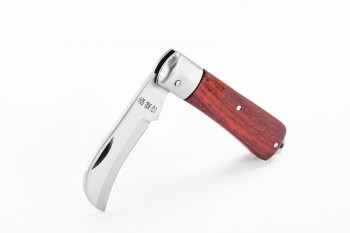 70mm Dao tuốt dây điện lưỡi cong cán gỗ SATA 03110 9 70mm Dao tuốt dây điện lưỡi cong cán gỗ SATA 03110 - Ảnh 9