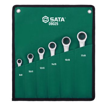 8-19mm Bộ cờ lê 2 đầu vòng SATA 09025 4 8-19mm Bộ cờ lê 2 đầu vòng SATA 09025 - Ảnh 4