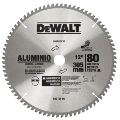 80T Lưỡi cắt nhôm gỗ 305mm Dewalt DWA03230-B1