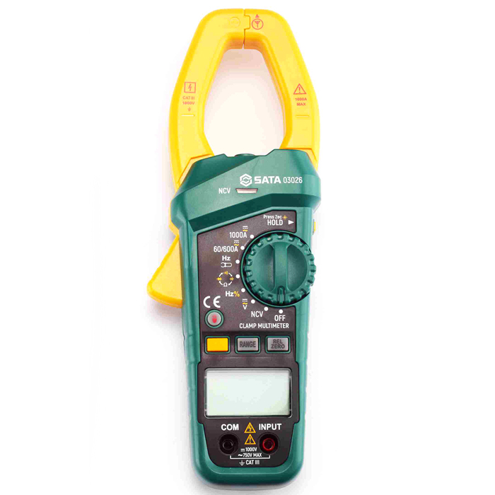 Ampe kìm đo đo điện AC/DC SATA 03026 (1000V, 1000A)