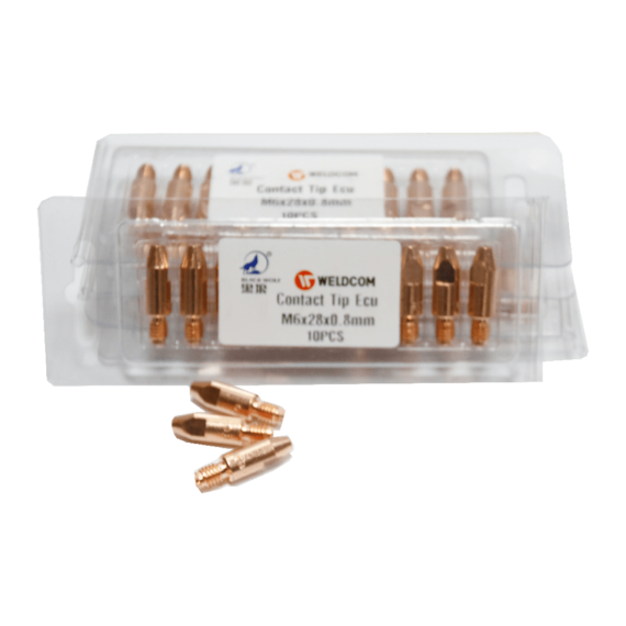 Bép hàn CO2 M6x28x1.0 E-Cu Black wolf P02D-032853