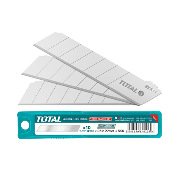 Bộ 10 lưỡi dao 25x127mm Total THT5192501 2 bo 10 luoi dao 25x127mm total tht5192501 1662110017