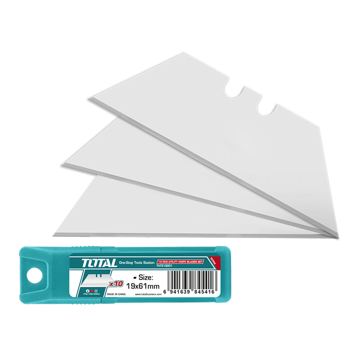 Bộ 10 lưỡi dao rọc Total THT519001 61x19mm 3 bo 10 luoi dao roc total tht519001 61x19mm 1719627163