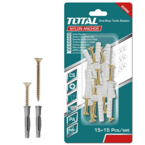 Bộ 10 tắc kê và vít 5.0x90mm Total WJNAK5009012