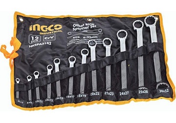 Bộ 12 cờ lê hai đầu vòng Ingco HKSPA3142