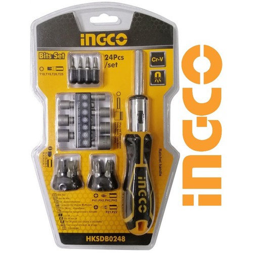 Bộ 24 tua vít Ingco HKSDB0248 2 bo 24 tua vit ingco hksdb0248 1612319496