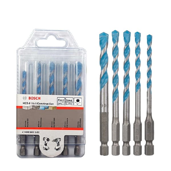 Bộ 5 mũi khoan đa năng chuôi lục giác Bosch 2608900585