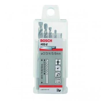 Bộ 5 mũi khoan sắt HSS-G Bosch 2607019114 5 Bộ 5 mũi khoan sắt HSS-G Bosch 2607019114 - Ảnh 5