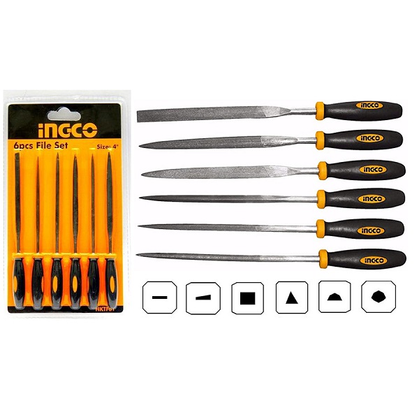 Bộ 6 giũa sắt (140mm) Ingco HKTF63 3 bo 6 giua sat 140mm ingco hktf63 1612595740
