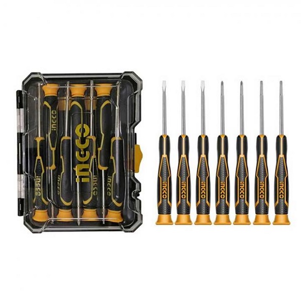 Bộ 7 tua vít đồng hồ Ingco HKSD0718 2 bo 7 tua vit dong ho ingco hksd0718 1612316759