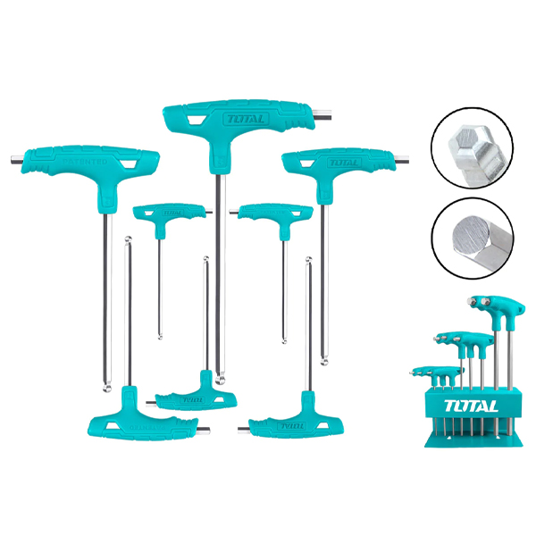 Bộ 8 chìa vặn lục giác tròn tay cầm T THHW80826