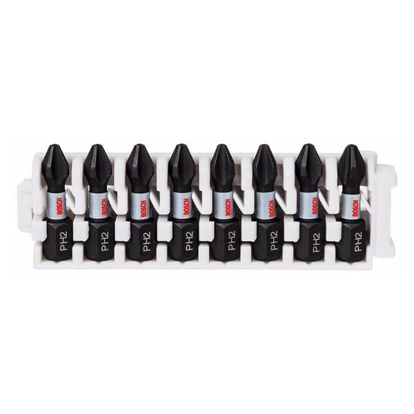 Alternative view of Bộ 8 mũi vít PH 2 ngắn 25mm Bosch 2608522324