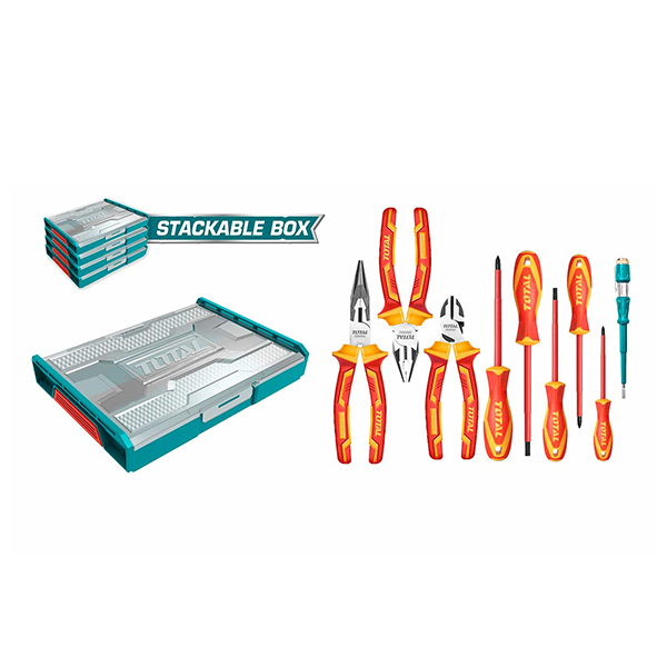 Bộ 9 công cụ cầm tay cách điện Total THKTV02H091 3 bo 9 cong cu cam tay cach dien total thktv02h091 1666162994