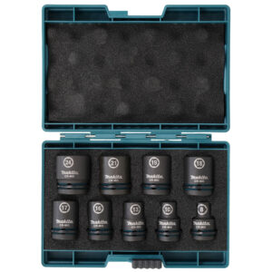Bộ 9 đầu tuýp mở bu lông 1/2" Impact Black Makita E-16564