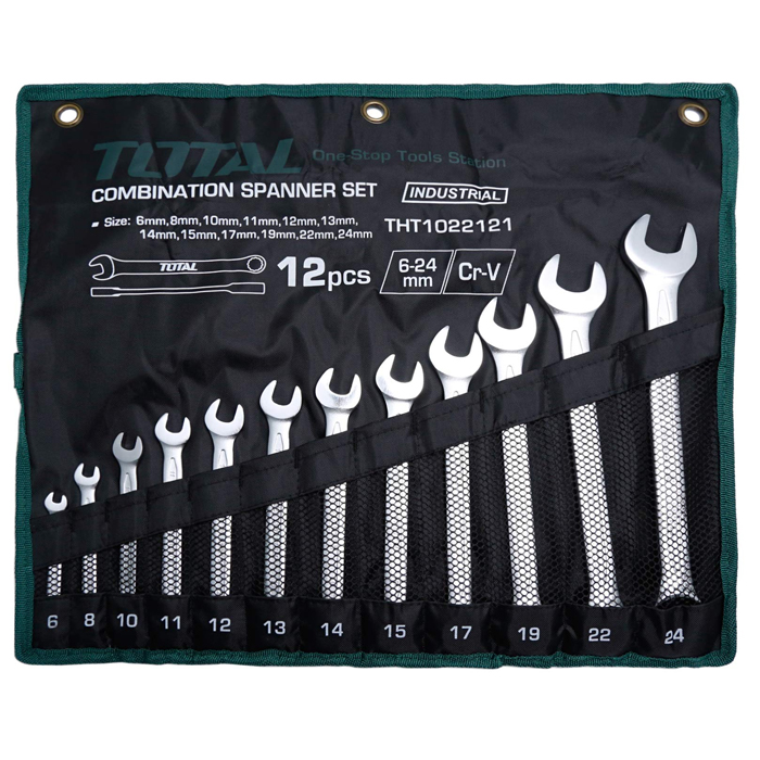 Bộ cờ lê vòng miệng 12 chi tiết Total THT1022121 6-24mm 3 bo co le vong mieng 12 chi tiet total tht1022121 6 24mm 1720431130