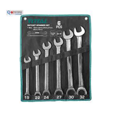 Bộ cờ lê vòng miệng 6 chi tiết Total THT102RK061 19-32mm 2 bo co le vong mieng 6 chi tiet total tht102rk061 19 32mm 1