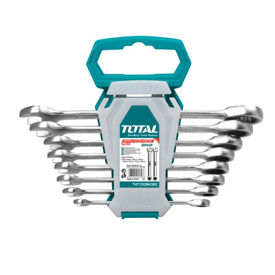 Bộ cờ lê vòng miệng 8 chi tiết Total THT102RK086 8-19mm 3 bo co le vong mieng 8 chi tiet total tht102rk086 8 19mm 1