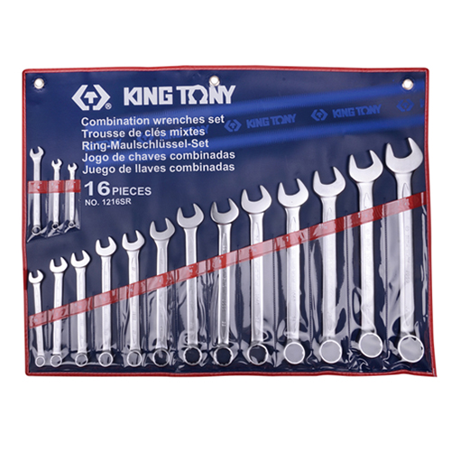 Bộ cờ lê vòng miệng hệ inch 3/8 - 1-1/4" Kingtony 1214SR01