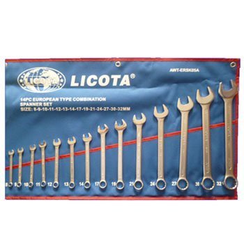 Bộ cờ lê vòng và miệng xi mờ cao cấp 10-32 - LICOTA 2 bo co le vong va mieng xi mo cao cap 10 32 licota