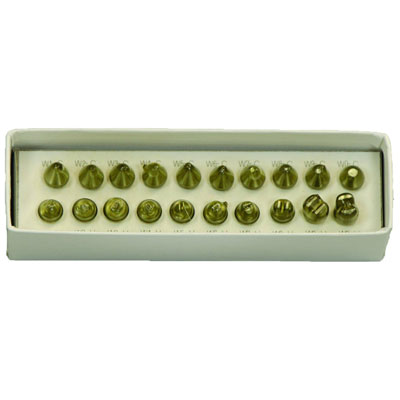 Bộ đầu ren thay thế hệ inch 10 chi tiết Mitutoyo 126-810