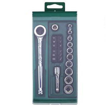 Bộ đầu tuýp 25 chi tiết Sata 09206 1/4" 2 bo dau tuyp 25 chi tiet sata 09206 1 4