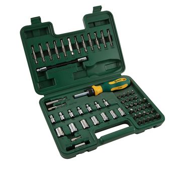 Bộ đầu tuýp 60 chi tiết cần tự động Sata 09324 8 Bộ đầu tuýp 60 chi tiết cần tự động Sata 09324 - Ảnh 8