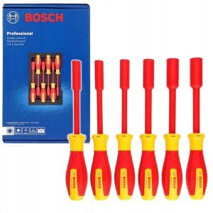 Bộ đầu tuýp cách điện VDE 6 món lục giác (Hex) Bosch 1600A02NF3