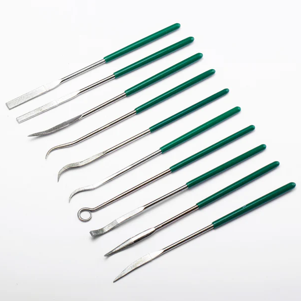 Bộ dũa kim cương 10 chi tiết 3x140mm SATA 03804