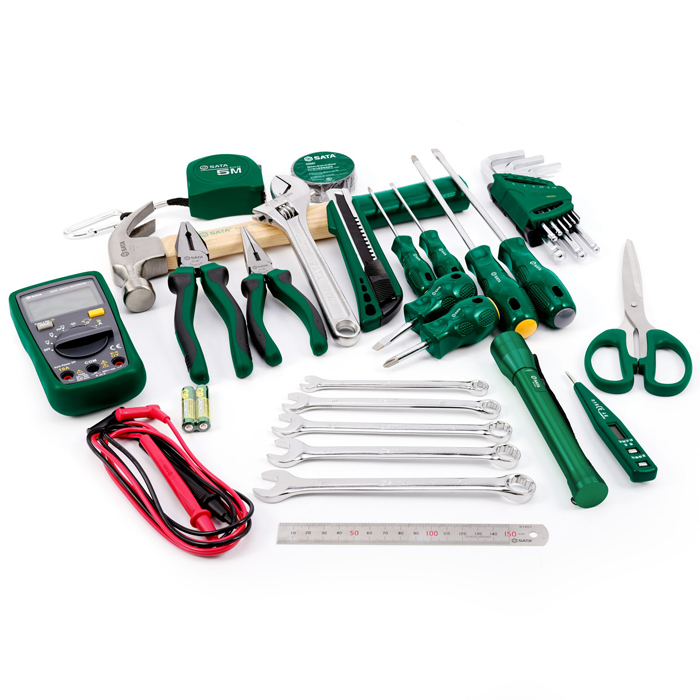 Bộ dụng cụ bảo trì cho thợ điện 32 chi tiết SATA 09556 3 Bộ dụng cụ bảo trì cho thợ điện 32 chi tiết SATA 09556 - Ảnh 3