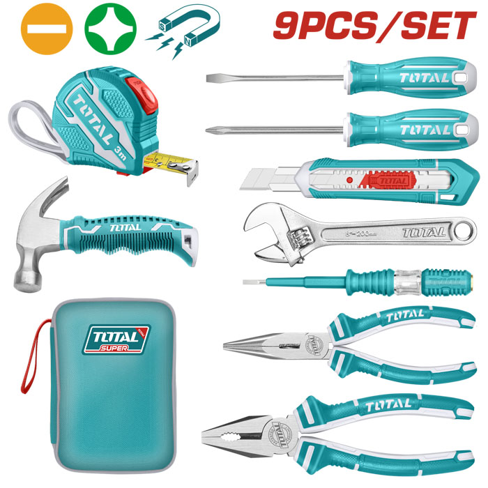 Bộ dụng cụ cầm tay 9 chi tiết Total THKTHP90097 2 bo dung cu cam tay 9 chi tiet total thkthp90097 1719300161