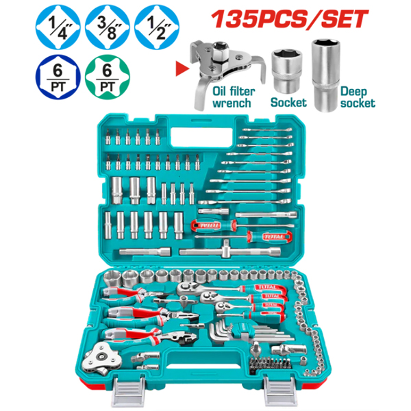 Bộ dụng cụ cơ khí đa năng 135 món Total THKTHP21356 2 bo dung cu co khi da nang 135 mon total thkthp21356 1749625591