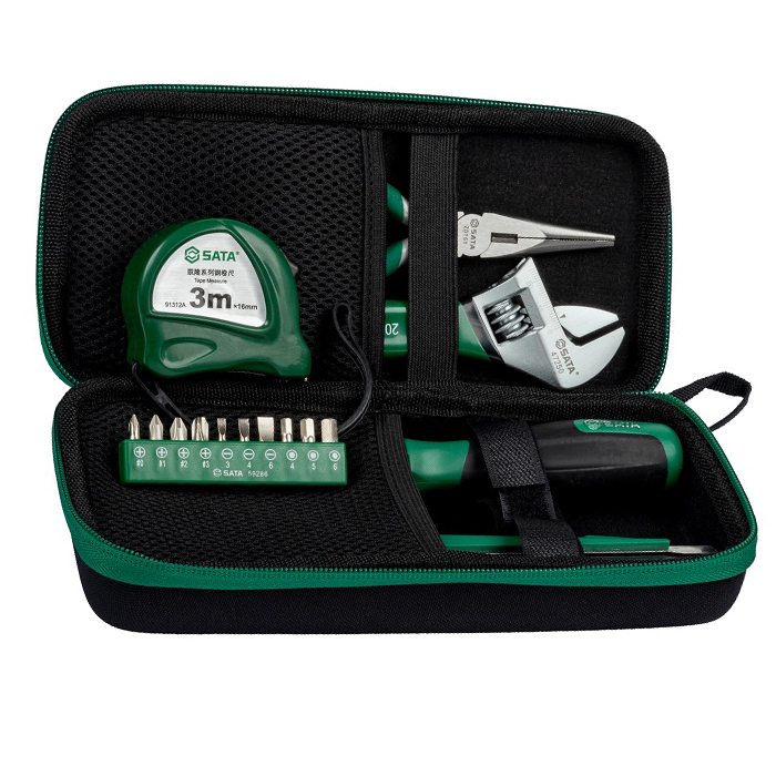 Bộ dụng cụ sửa chữa 15 chi tiết SATA 06001A 4 Bộ dụng cụ sửa chữa 15 chi tiết SATA 06001A - Ảnh 4