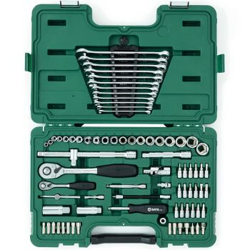 Bộ dụng cụ sửa chữa cơ khí ô tô 80 chi tiết Sata 09518 4 Bộ dụng cụ sửa chữa cơ khí ô tô 80 chi tiết Sata 09518 - Ảnh 4