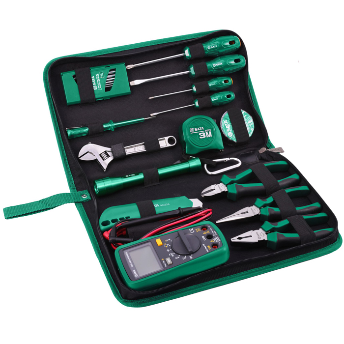 Bộ dụng cụ sửa chữa điện 21 chi tiết SATA 03790