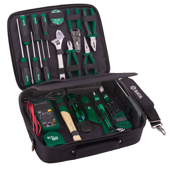 Bộ dụng cụ sửa chữa điện 32 chi tiết SATA 03795