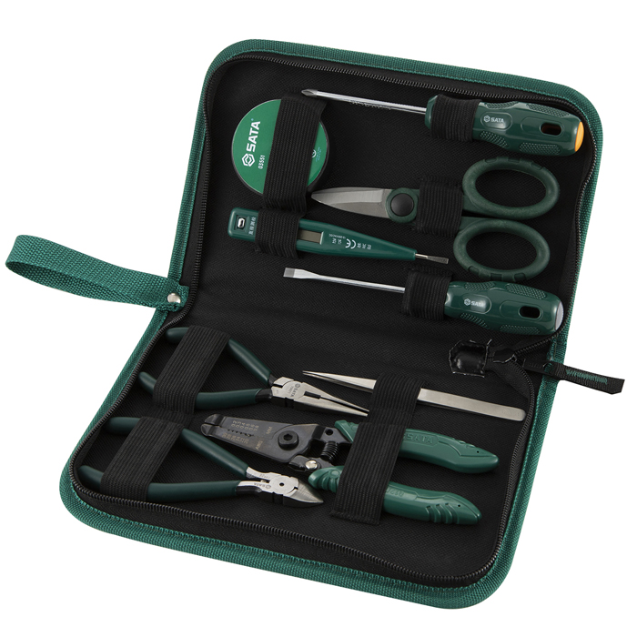 Bộ dụng cụ sửa chữa điện Sata 03750 (9 chi tiết)